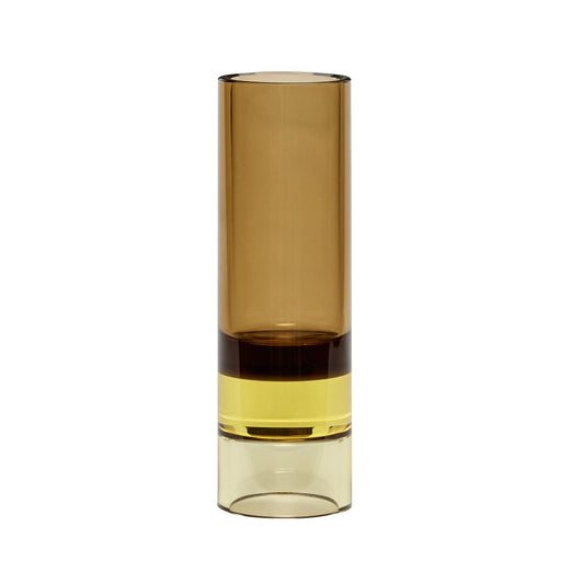 Astro Tealight Holder Brown/Yellow