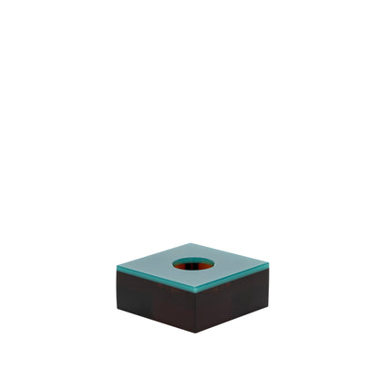 Flux Tealight Holder Green/Brown