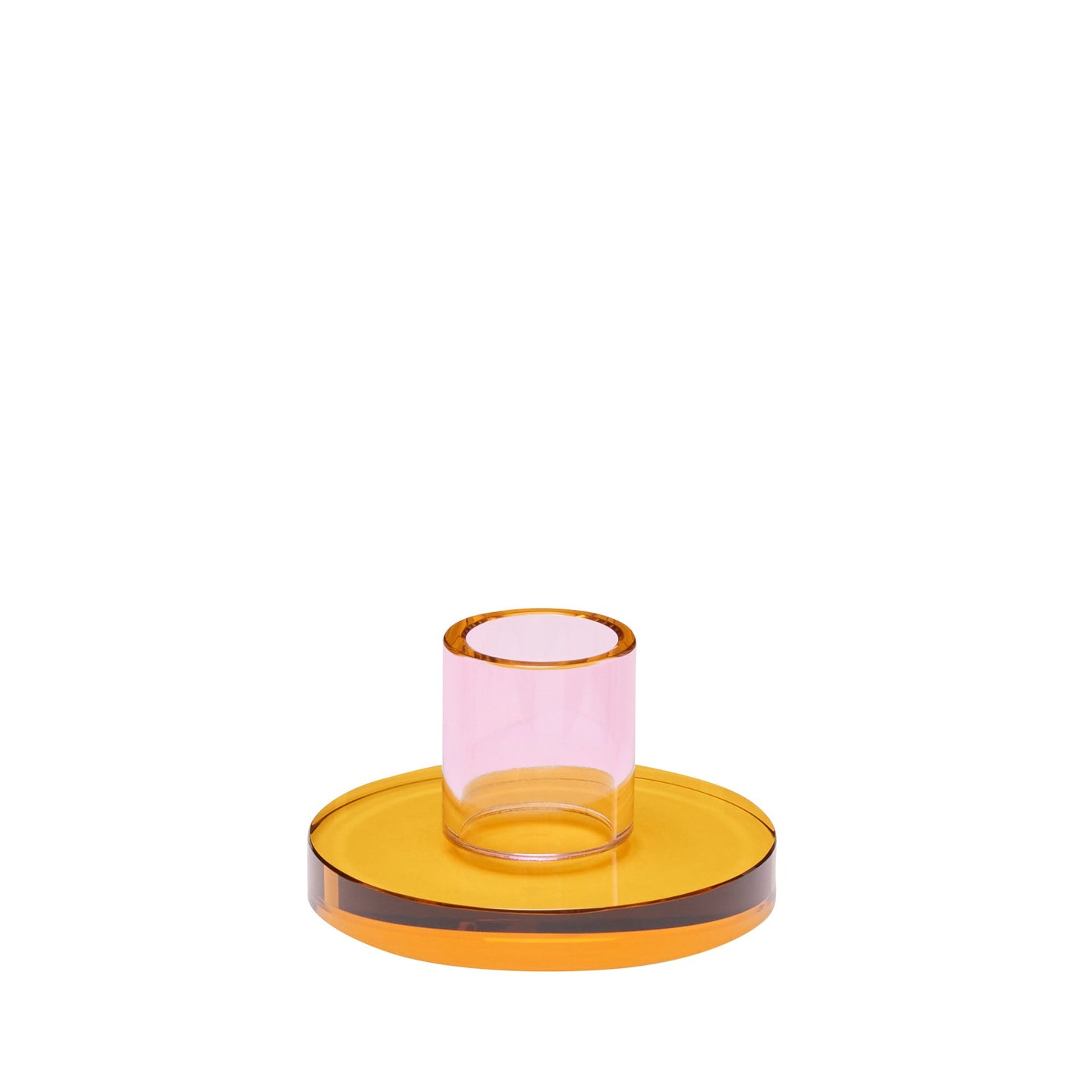 Astra Candleholder Small Pink/Orange