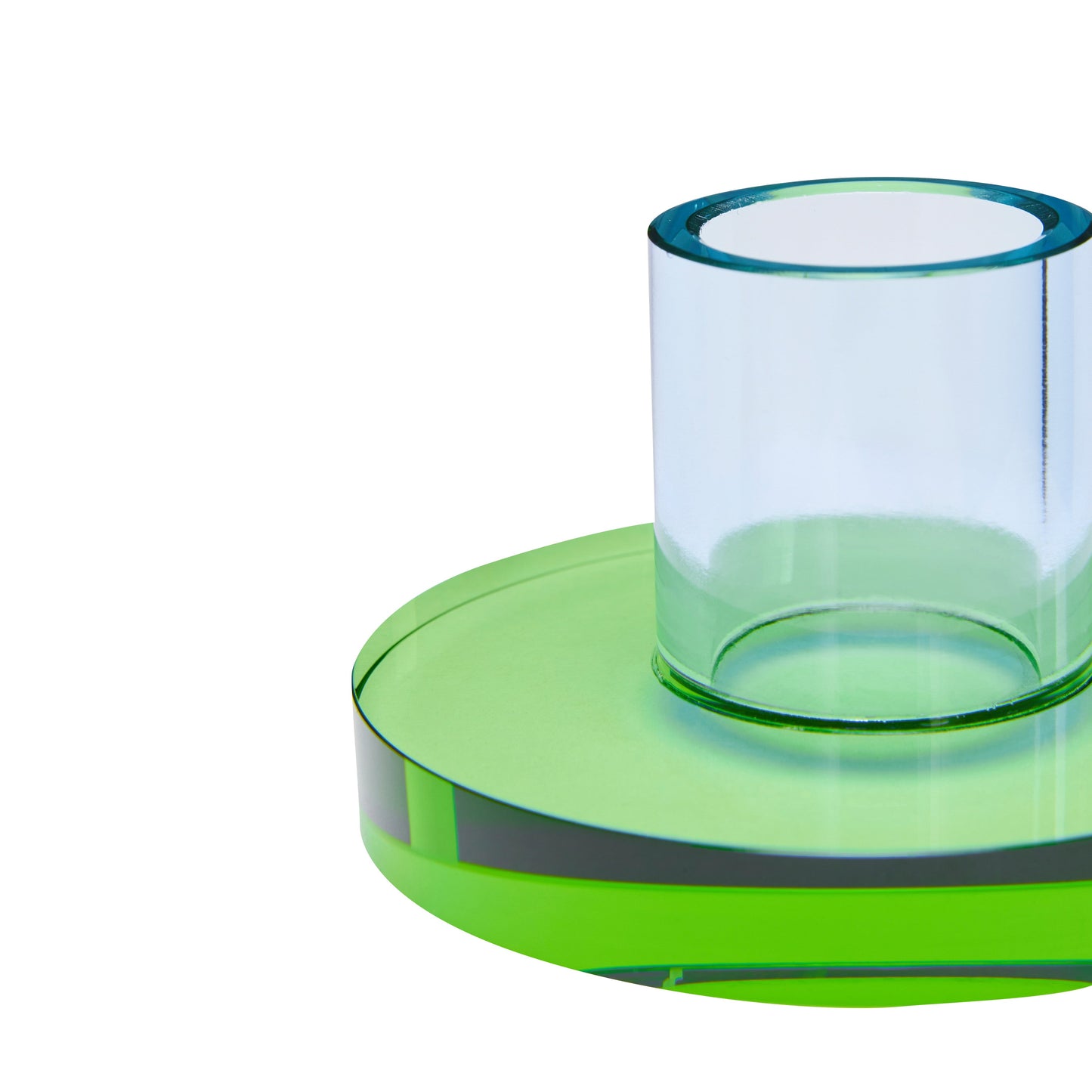 Astra Candleholder Small Blue/Green