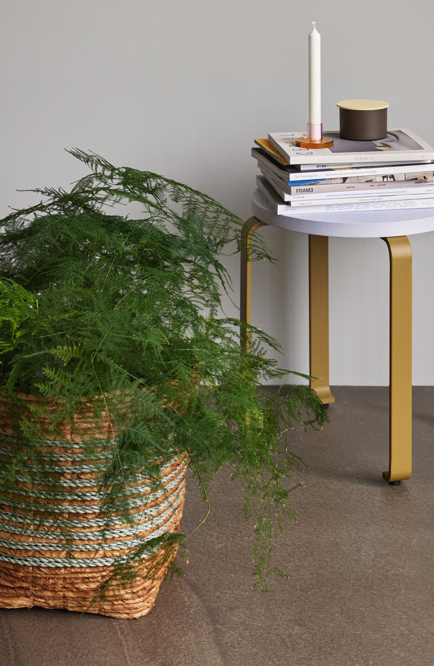 Astra Candleholder Small Pink/Orange